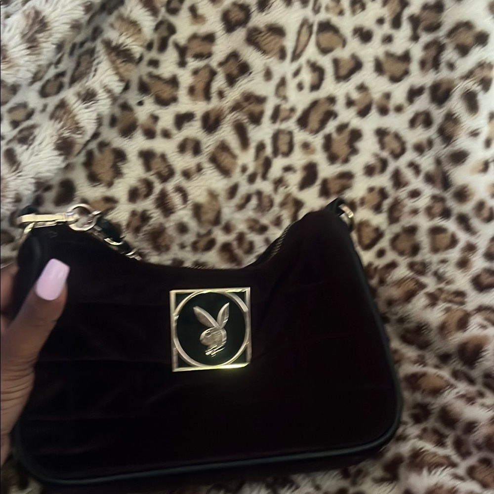 Playboy Black Shoulder Bag